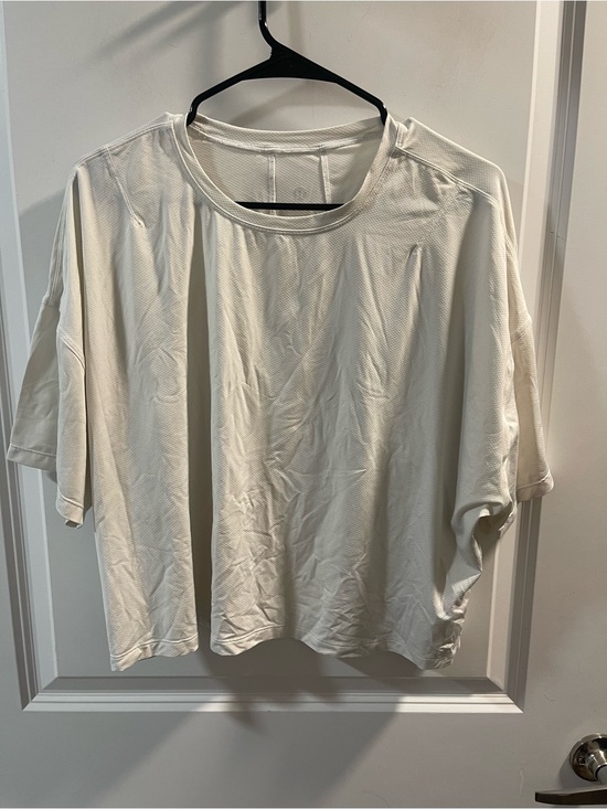 lululemon athletica Tops - lululemon athletica Oversized Crewneck Tee in Off-White No Size